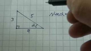 Kulman Sini On Jakolasku - Vastainen Kateetti Jaetaan Hypotenuusalla