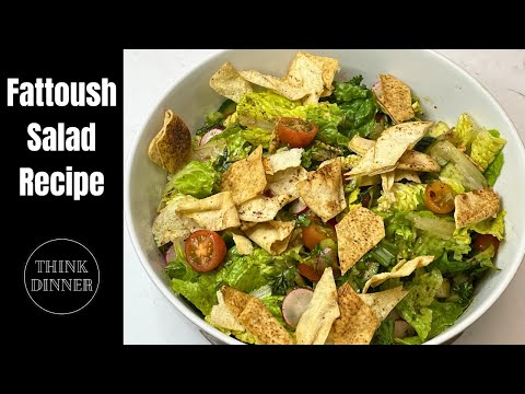 Lebanese Fattoush Salad Recipe ! How to make Fattoush Salad