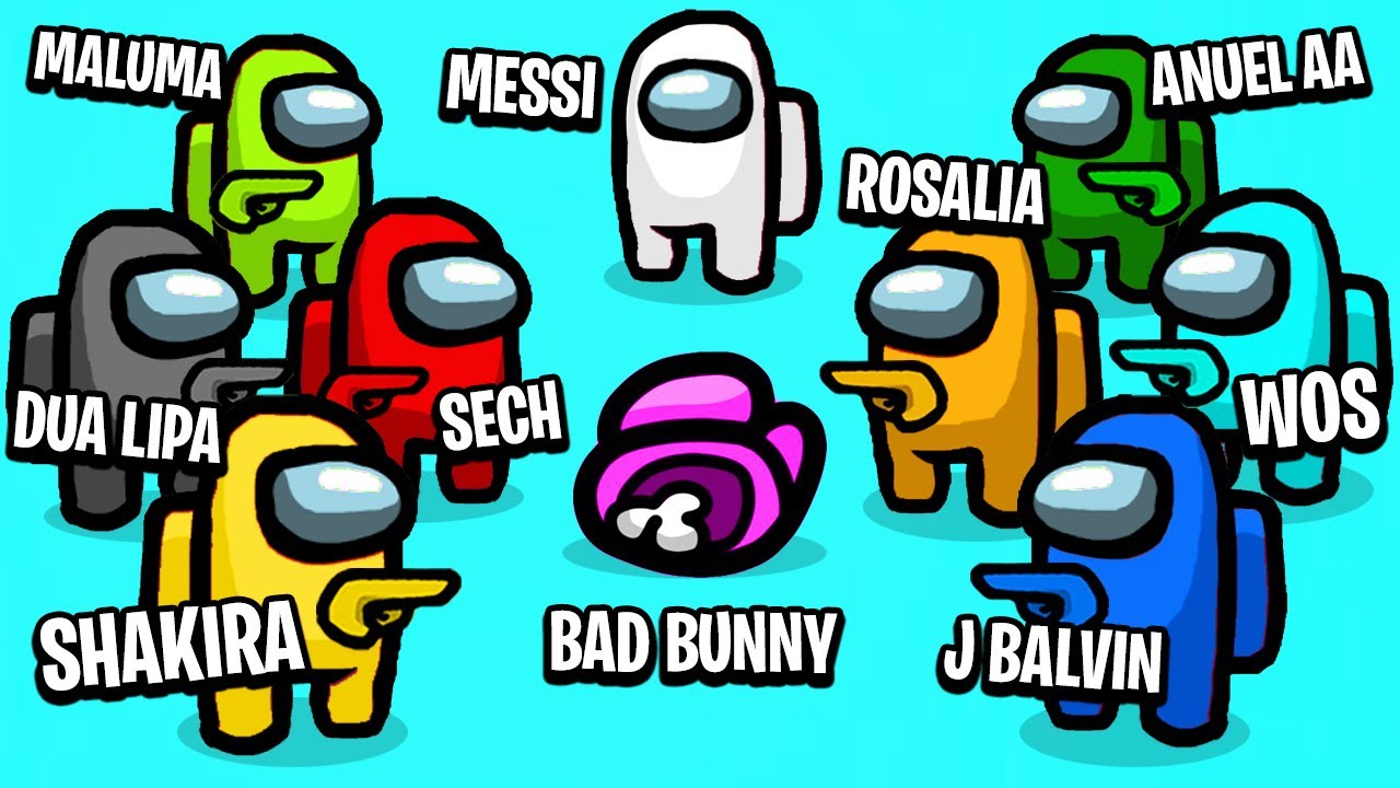 AMONG US CON FAMOSOS XD