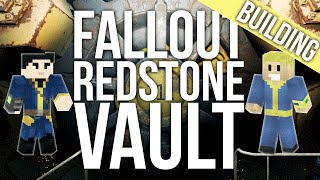 Minecraft: Building a Fallout 4 Redstone Vault [Live Stream]