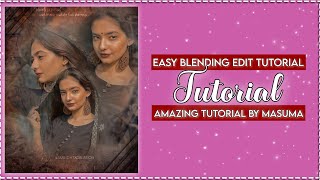 Easy blending edit tutorial |Tutorial for fanpages | Starlightxcreation ✨
