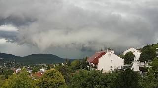 Szupercella és vihar Budapest felett