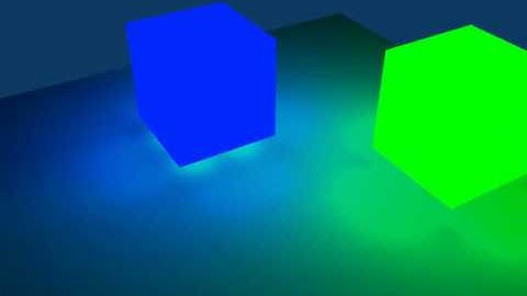 My first Blender 3d Radiosity test