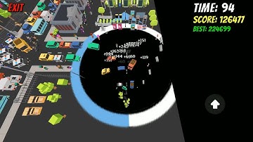 Hole.io [Void.io] Big Hole Map Control: 100.00%