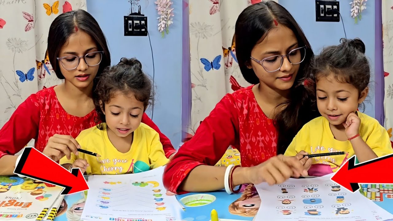 রুহির ছুটি শেষ হোম ওয়ার্ক করতে বসেছে সে এখন😱🤣😅| একদিনেই সব হোম ওয়ার্ক  কমপ্লিট করে ফেলল যে😱😅😍