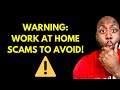 Work From Home Scams : How To Avoid Them Guaranteed!