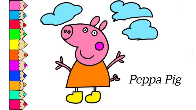 Desenhos da Peppa para colorir  Peppa pig coloring pages, Peppa pig  colouring, Peppa pig pictures