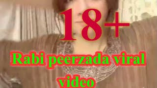 Pakistani singer Rabi peerzada viral video full video