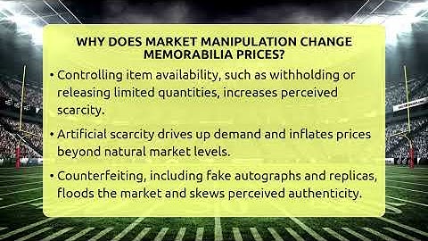 Why Does Market Manipulation Change Memorabilia Prices? - The Memorabilia Zone