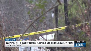 Jackson Co. community rallies to help family after deadly house fire