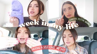 WEEKLY VLOG | Chaotic festive GRWMs, winding down for Christmas, having a ME day