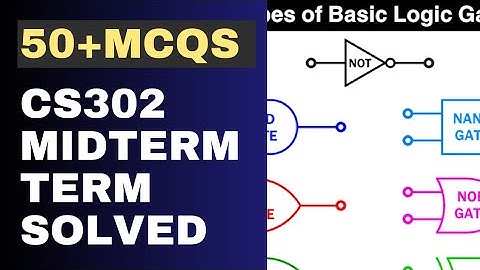 CS302 MIDTERM SOLVED MCQS[50+ MCQs]