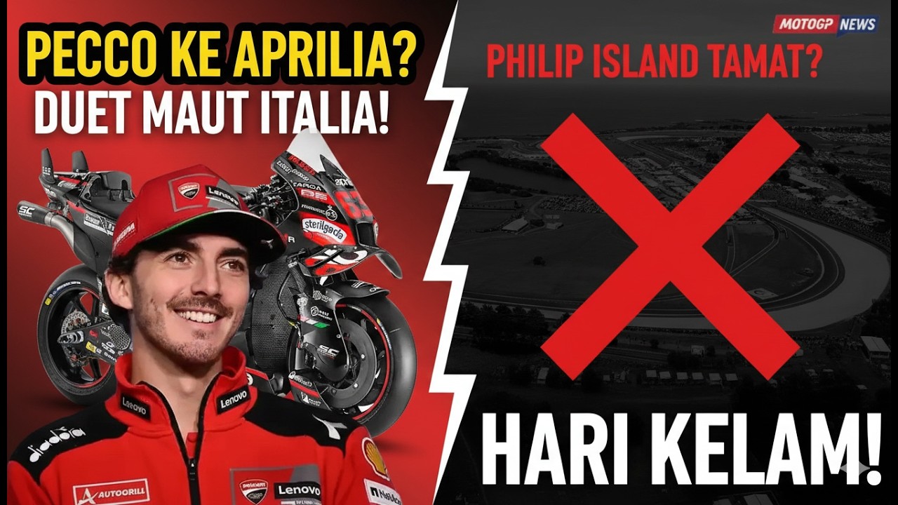 MOTOGP GEMPAR‼️Pecco Pilih Aprilia Ketimbang Ducati, Phillip Island Tamat? Inikah Akhir Era Keemasan