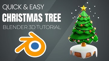 Blender 3D Christmas Tree Modeling Tutorial - Quick and Easy - Blender 3D Tutorial