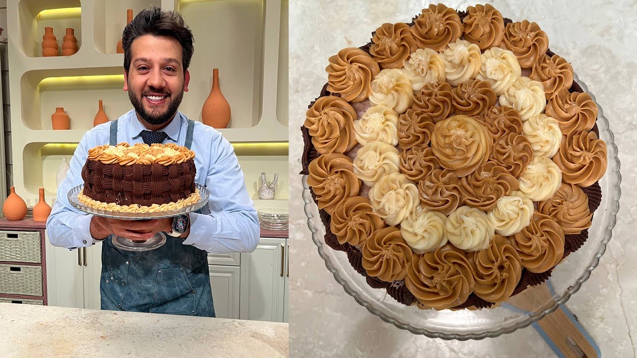 طريقة عمل تورتة الشوكولاتة والكراميل | المطعم مع الشيف محمد حامد