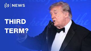 Trump jokes about seeking another presidential term at White House press gala
