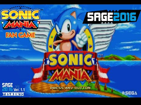 Sonic Mania Fangame — Gameplay Video