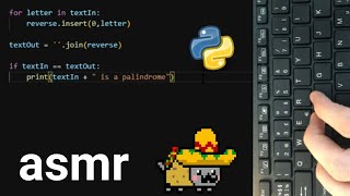reversing text - programming asmr