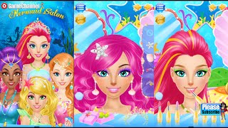 Mermaid Salon Magic Word SPA Dress-up Hair Style Eye Color And Put The Makeup On screenshot 5