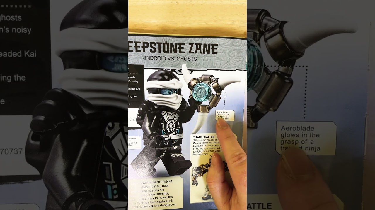 LEGO NINJAGO DEEPSTONE ZANE Nindroid Vs. Ghosts 