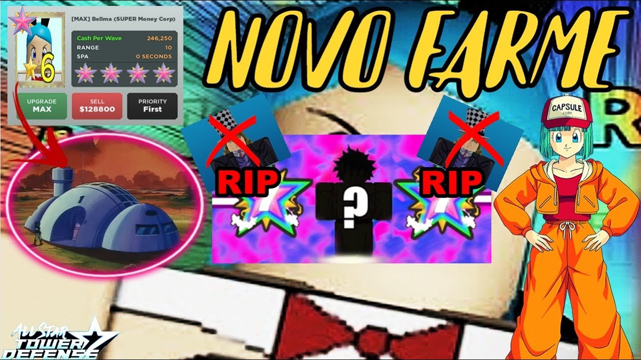 NOVA FARME BULMA 6 STAR RIP JEEF ALL STAR TOWER DEFENSE