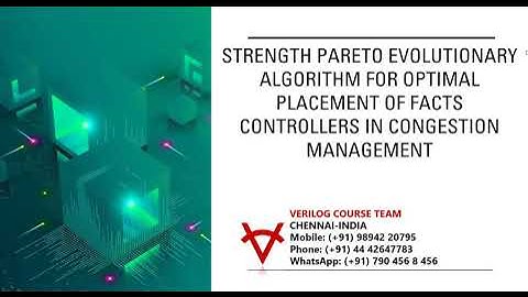 STRENGTH PARETO EVOLUTIONARY ALGORITHM FOR PLACEMENT OF FACTS CONTROLLERS IN CONGESTION MANAGEMENT