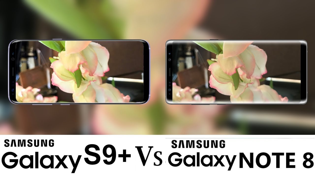 Samsung Galaxy S9+ Vs Galaxy Note 8 Camera Test YouTube