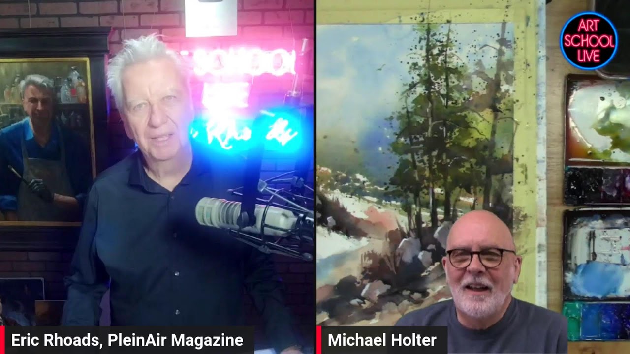 Finding Light in the Darks with Watercolor with Michael Holter