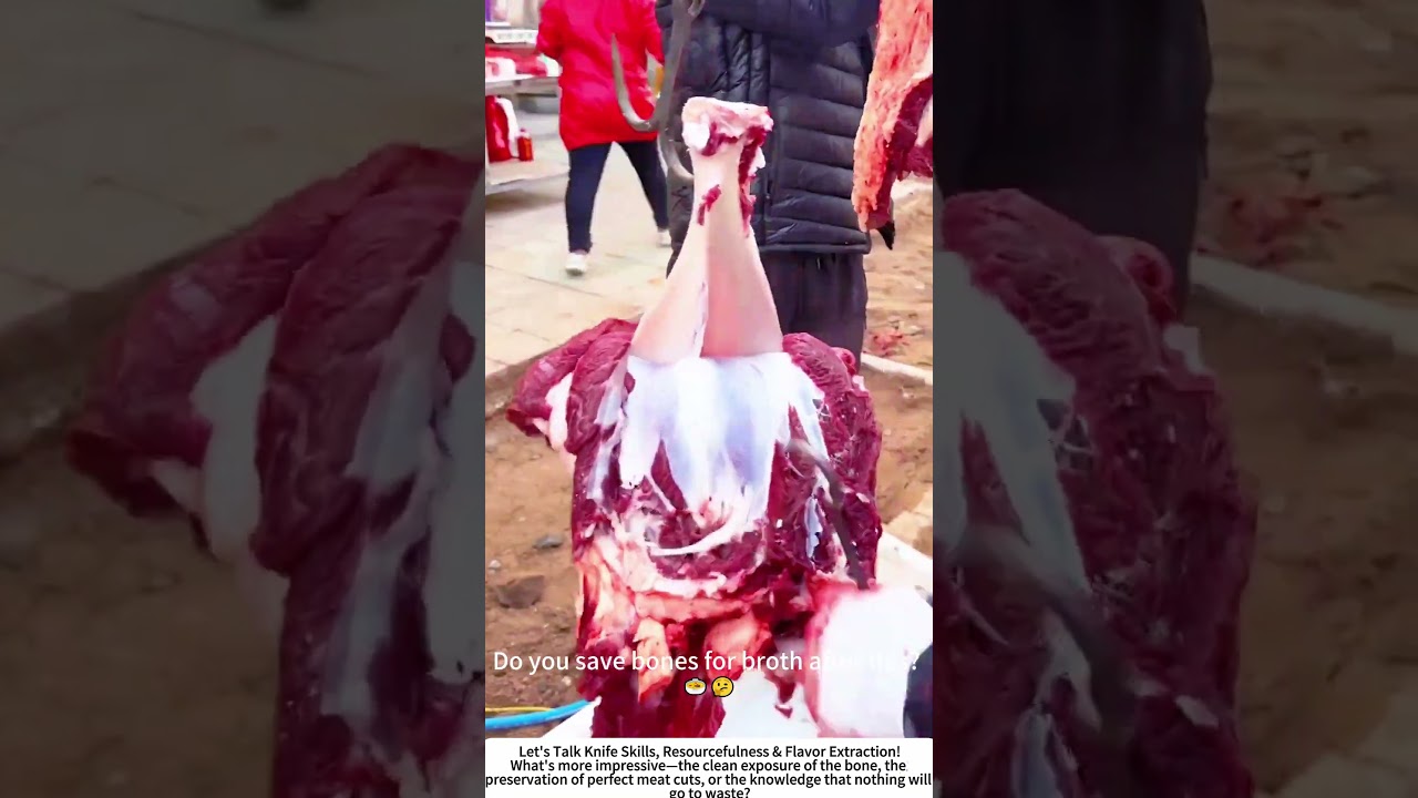 The Butcher's Art: Separating Meat from Bone with Precision 🥩🦴