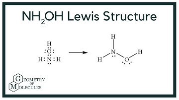 NH2OH Lewis Structure (Hydroxylamine)