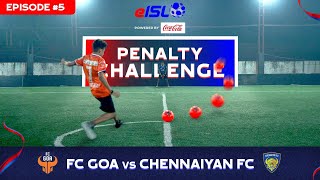 eISL PENALTY CHALLENGE | Episode 5 | @fcgoaofficial VS @ChennaiyinFC  | IRL FOOTBALL CHALLENGE screenshot 1