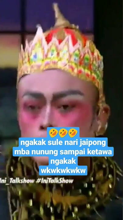 sule nari jaipong semua pada ketawa, ngakak parah🤣🤣🤣#shorts #short #viral #viralvideo #initalkshow