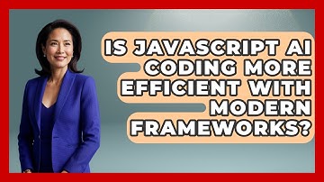 Is JavaScript AI Coding More Efficient With Modern Frameworks? - Learning To Code With AI