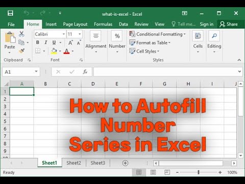 How to Autofill Numbers in Excel - YouTube