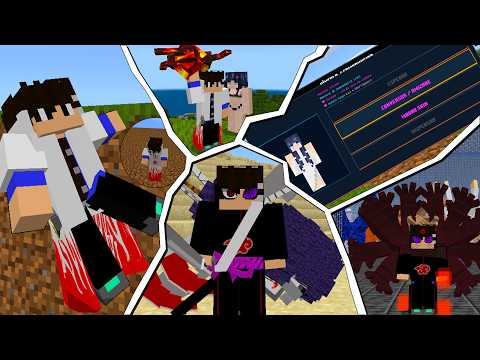 ATUALIZOU A ADDON DE NARUTO ZENKAI *novos sistemas* PARA MINECRAFT PE 26.52