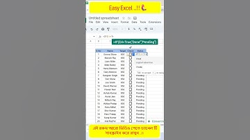 Powerful tracker in Excel using checkbox ✅ #excel #checkbox #exceltips  #exceltricks #excelfunction