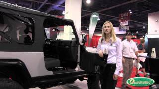 Bestop 5179515 HighRock 4x4 Element Upper Doors in Black Denim for