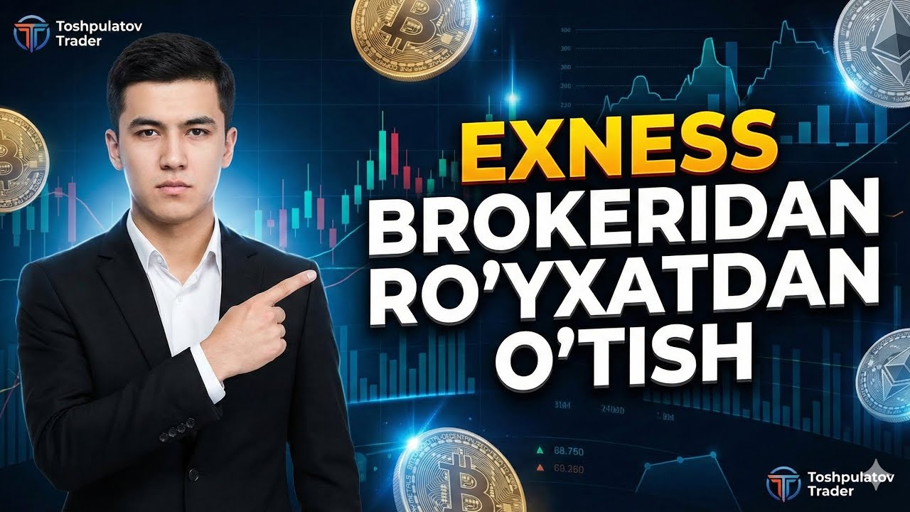 Exness brokeridan ro’yxatdan o’tish va verifikatsiya qilish 
