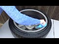 Cleaning DIRTY Wheels | Satisfying Disaster Wheel Tire Detail | DEEP Rim Clean!!