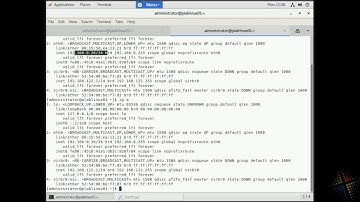 Configure a static IP address in CentOS7