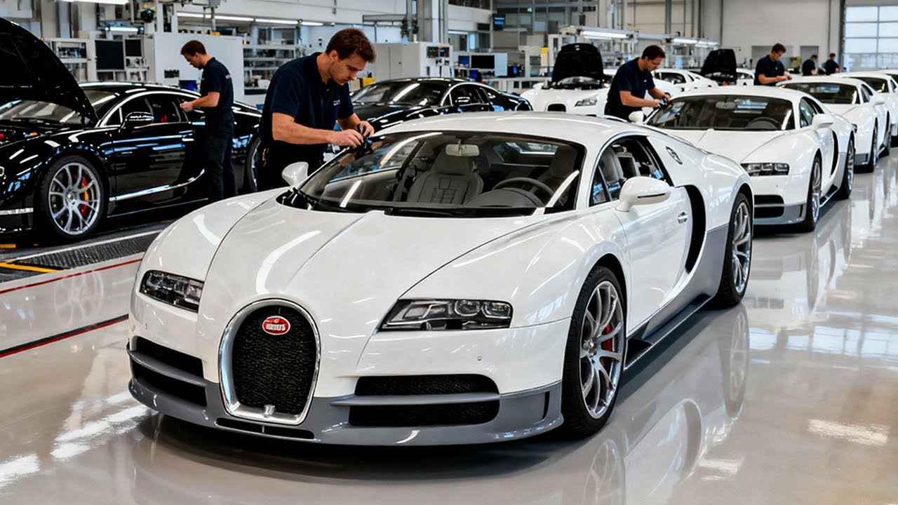 Inside the Bugatti Veyron Factory — How the World’s Fastest Hypercar Is Hand Built