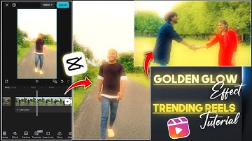 Instagram Trending Golden Glow Effect Reels Editing | Capcut video editing Telugu