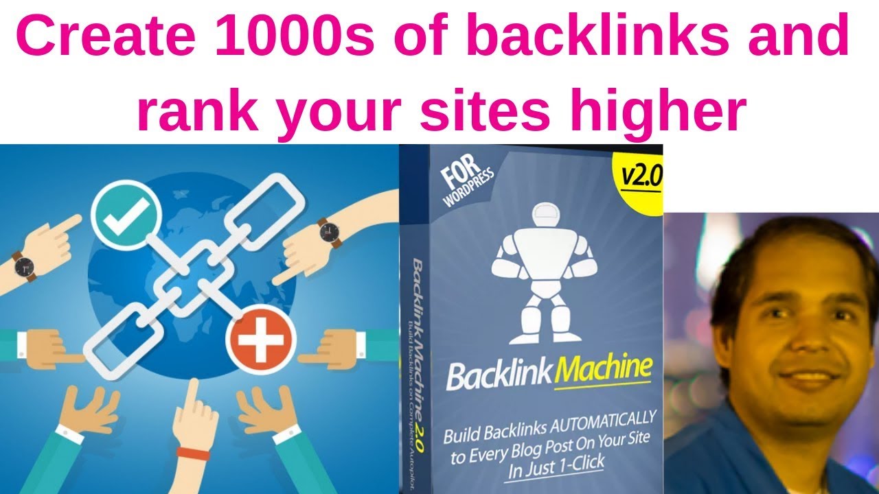 Back Links Machine Create 1000s of backlinks and rank your sites higher with the New WP ...