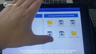 how to share guidance line with USB|#SVEAVERKEN #F100AutoSteeringSystem screenshot 3