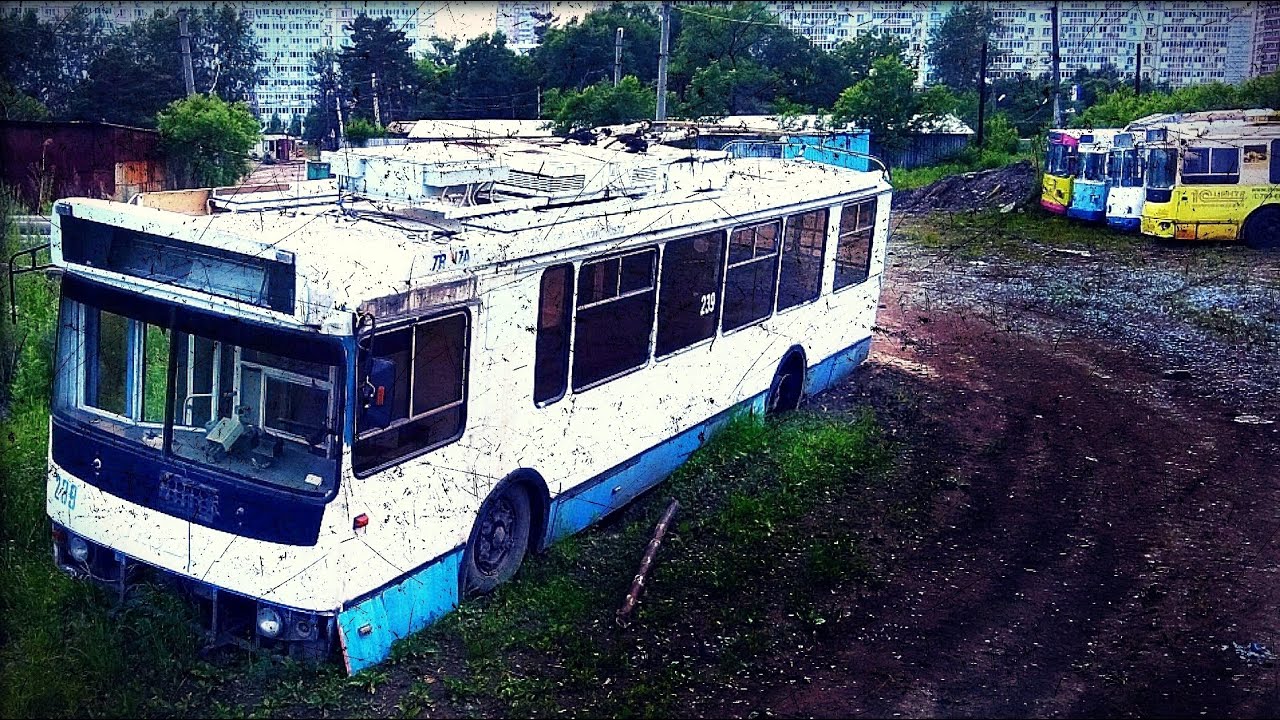 Стоянка списанных автомобилей