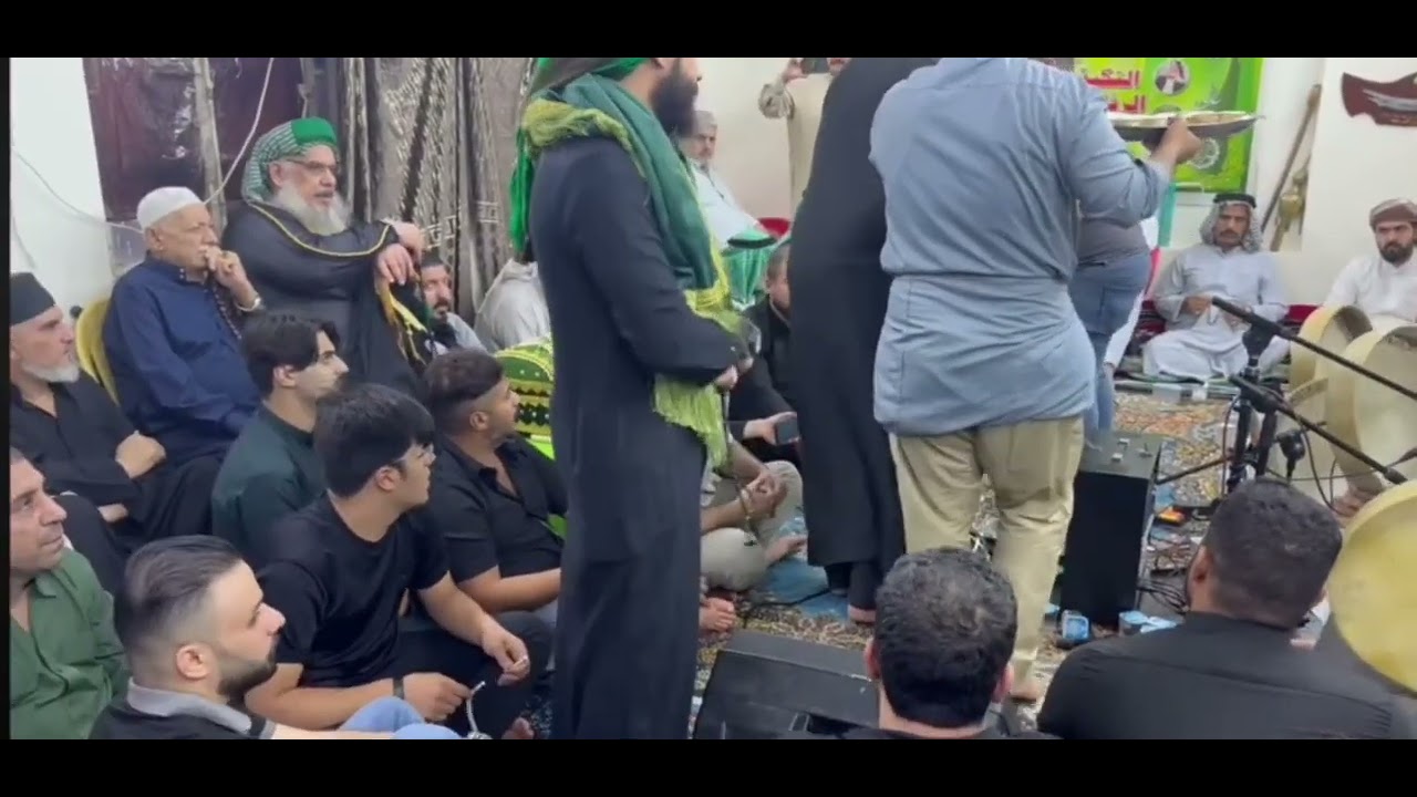 المداح صدام العبيدي في تكية سيد علي الطربولي