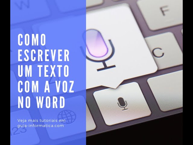 Como escrever no Word usando a voz com a função ditado