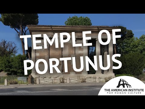 Video: Đền thờ portunus được làm bằng gì?