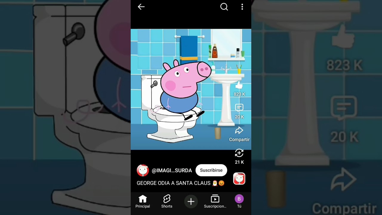 lo que mi hermana piensa de santa Claus