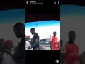 Shatta wale’s friend burna boy jamming to his song Don’t try ( criss waddle diss)